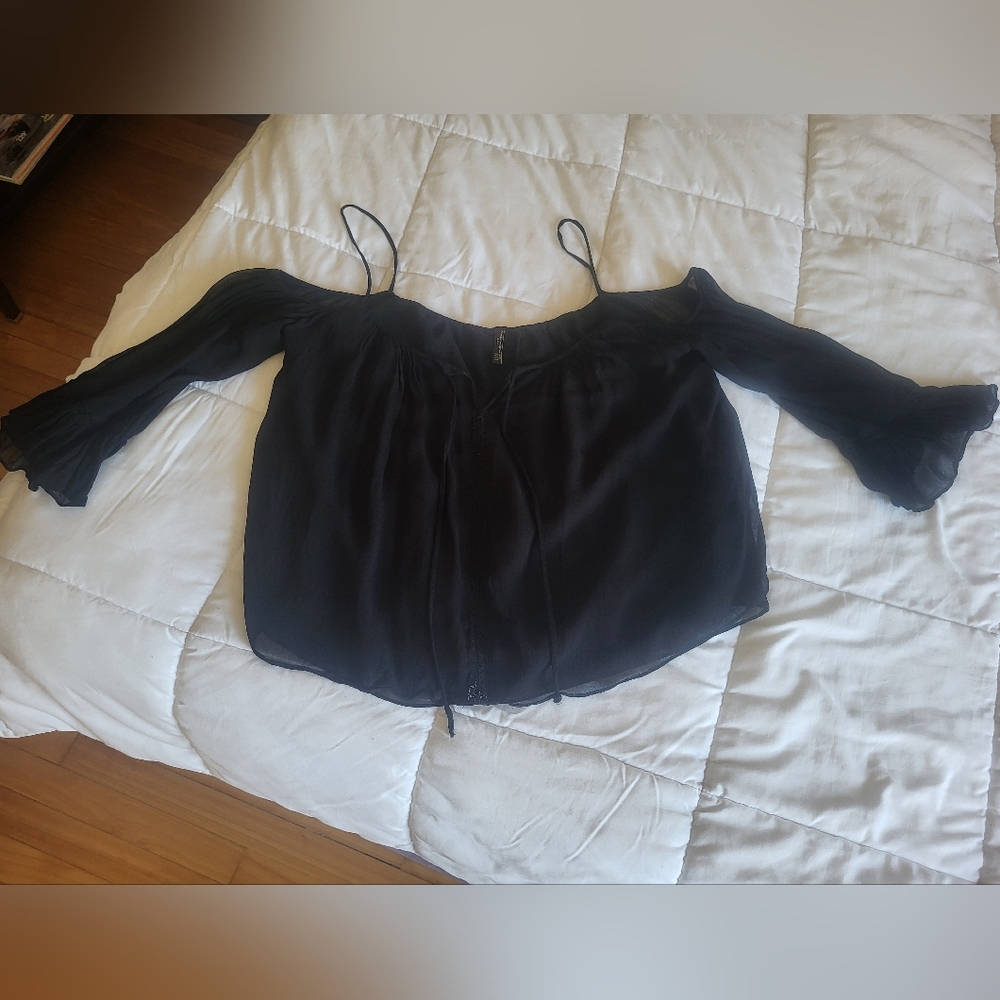 Zara off the shoulder top